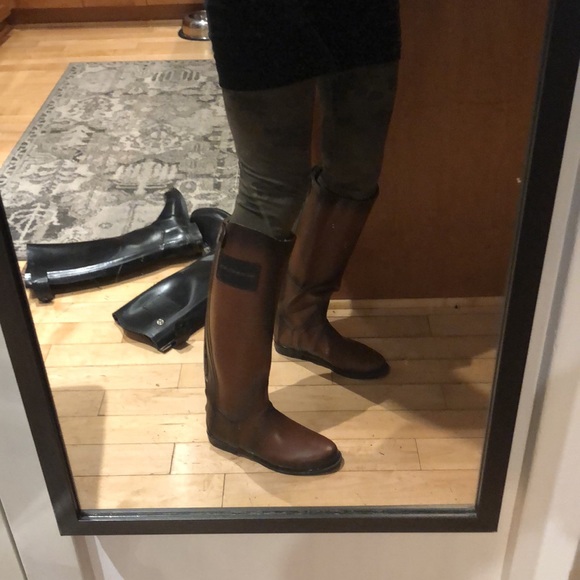 🇺🇸 Burberry Brown Rain ☔️ Boots US 8 - !!marked 39!! - Picture 14 of 16